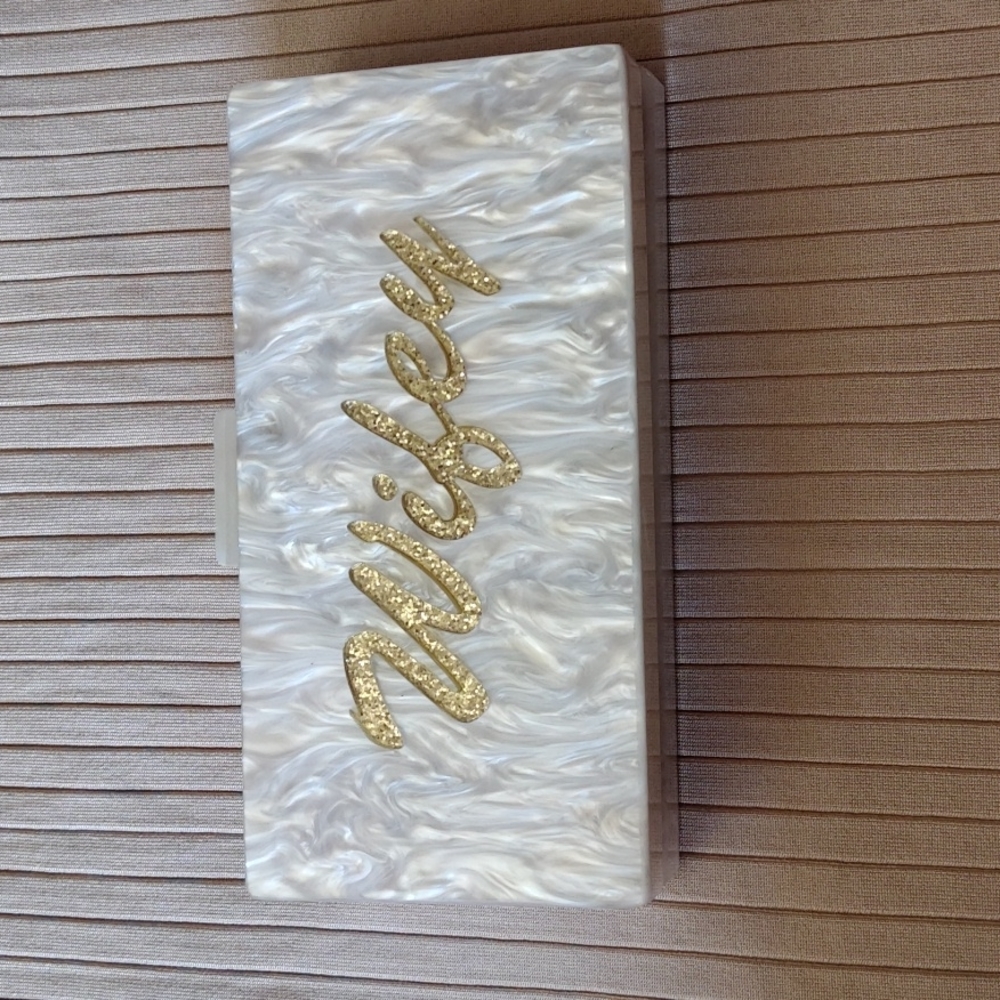 Lucite Wifey purse